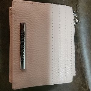 Steve Madden Light pink card holder
